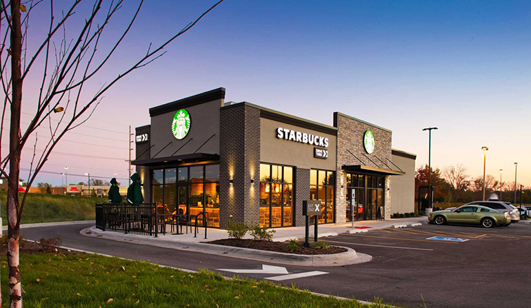 Starbucks - 1.6 miles away
